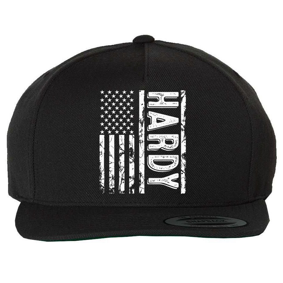 H.A.R.D.Y Last Name Funny Surname Team Family Reunion Wool Snapback Cap