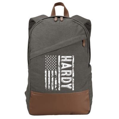 H.A.R.D.Y Last Name Funny Surname Team Family Reunion Cotton Canvas Backpack