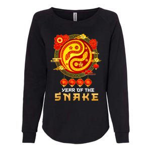 Happy Lunar New Year 2025 Year Of The Snake Zodiac Sign Womens California Wash Sweatshirt