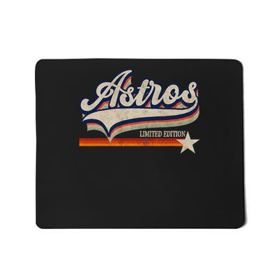 Houston Last Name Pride Personalized Funny Outfits Mousepad