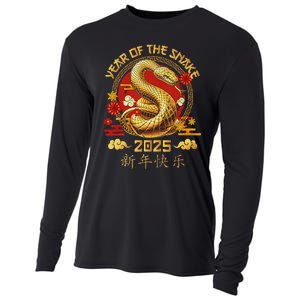 Happy Lunar New Year 2025 Year Of The Snake Zodiac Sign Cooling Performance Long Sleeve Crew