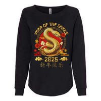 Happy Lunar New Year 2025 Year Of The Snake Zodiac Sign Womens California Wash Sweatshirt