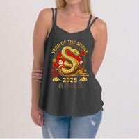 Happy Lunar New Year 2025 Year Of The Snake Zodiac Sign Women's Strappy Tank