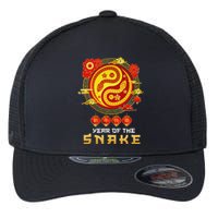 Happy Lunar New Year 2025 Year Of The Snake Zodiac Sign Flexfit Unipanel Trucker Cap