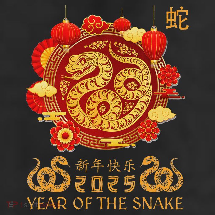 Happy Lunar New Year 2025 Year Of The Snake Zodiac Sign Cool Comfort Performance Bucket Hat