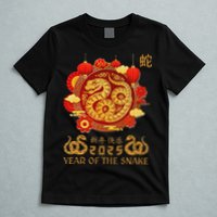 Happy Lunar New Year 2025 Year Of The Snake Zodiac Sign T-Shirt