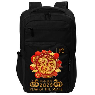 Happy Lunar New Year 2025 Year Of The Snake Zodiac Sign Impact Tech Backpack