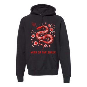 Happy Lunar New Year 2025 Year Of The Snake Zodiac Sign Premium Hoodie