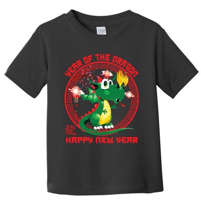 Happy Lunar New Year 2024 Cute Chinese Dragon Decorations Toddler T-Shirt