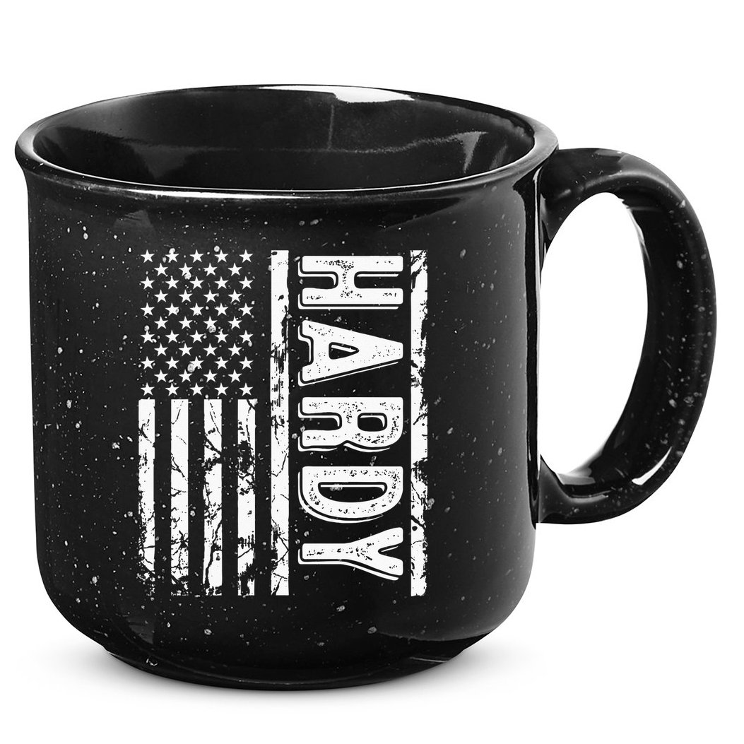 Hardy Last Name Funny Surname Team Hardy Family Reunion 15oz Campfire Ceramic Mug