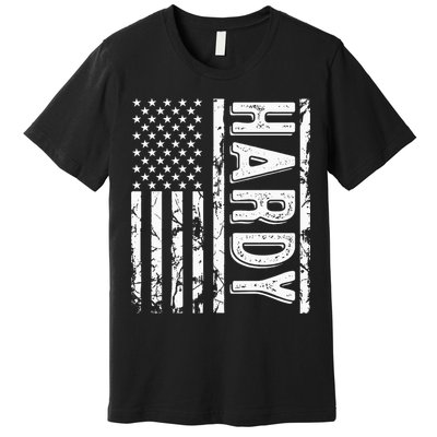 Hardy Last Name Funny Surname Team Hardy Family Reunion Premium T-Shirt