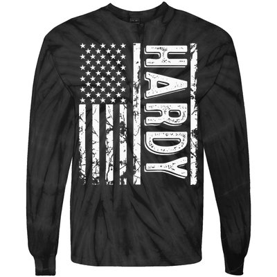 Hardy Last Name Funny Surname Team Hardy Family Reunion Tie-Dye Long Sleeve Shirt