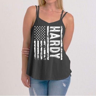 Hardy Last Name Funny Surname Team Hardy Family Reunion Women's Strappy Tank