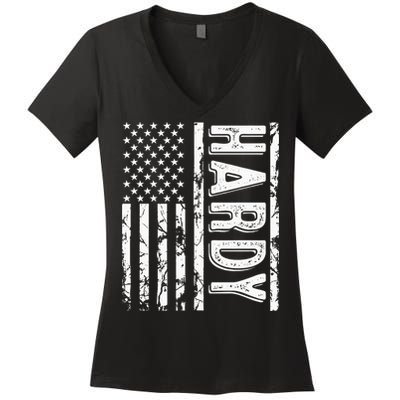 Hardy Last Name Funny Surname Team Hardy Family Reunion Women's V-Neck T-Shirt