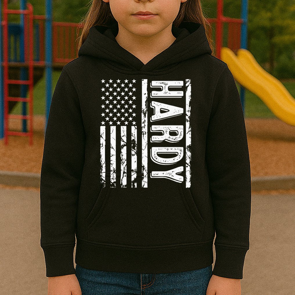 Hardy Last Name Funny Surname Team Hardy Family Reunion Kids Hoodie