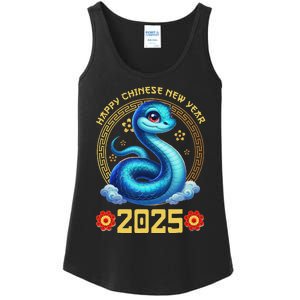 Happy Lunar New Year 2025 Year Of The Snake Zodiac Sign Ladies Essential Tank