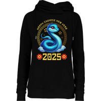 Happy Lunar New Year 2025 Year Of The Snake Zodiac Sign Womens Funnel Neck Pullover Hood