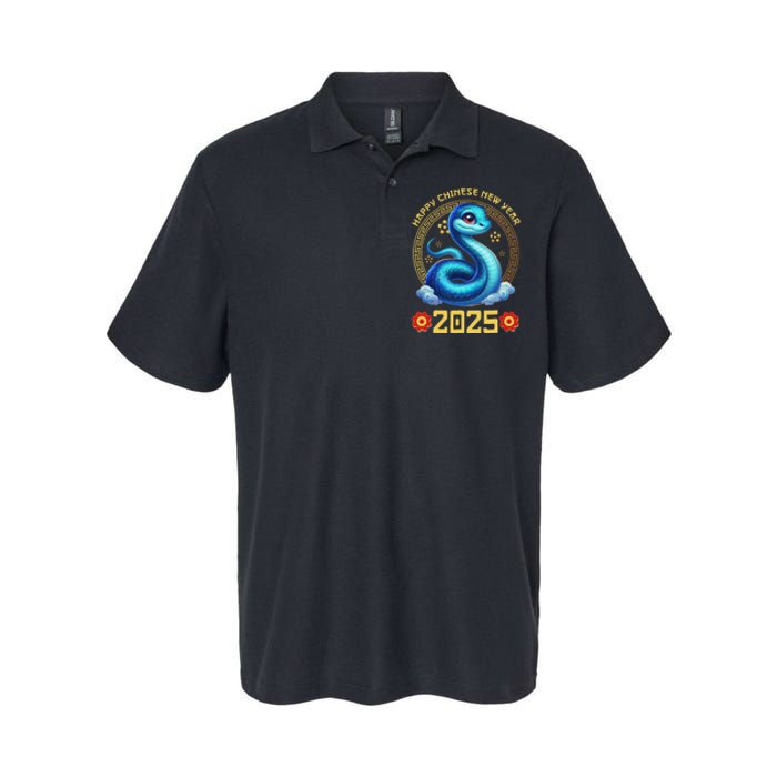 Happy Lunar New Year 2025 Year Of The Snake Zodiac Sign Softstyle Adult Sport Polo