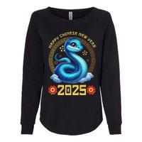 Happy Lunar New Year 2025 Year Of The Snake Zodiac Sign Womens California Wash Sweatshirt