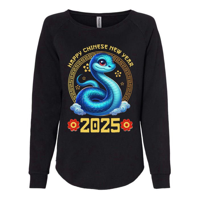 Happy Lunar New Year 2025 Year Of The Snake Zodiac Sign Womens California Wash Sweatshirt