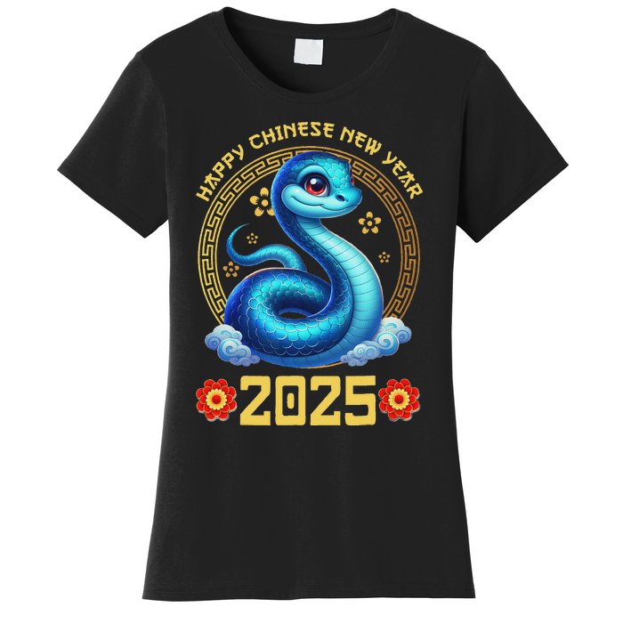 Happy Lunar New Year 2025 Year Of The Snake Zodiac Sign Women's T-Shirt