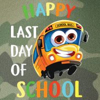 Happy Last Of Day School Bus Driver Teacher Student Parent Legacy Tie Dye Trucker Hat