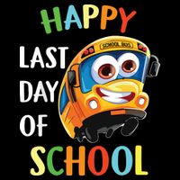 Happy Last Of Day School Bus Driver Teacher Student Parent Flexfit Unipanel Trucker Cap