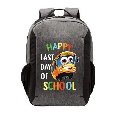 Happy Last Of Day School Bus Driver Teacher Student Parent Vector Backpack
