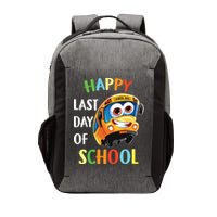 Happy Last Of Day School Bus Driver Teacher Student Parent Vector Backpack