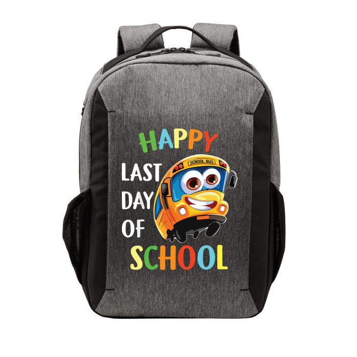 Happy Last Of Day School Bus Driver Teacher Student Parent Vector Backpack