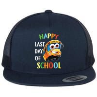 Happy Last Of Day School Bus Driver Teacher Student Parent Flatbill Hat