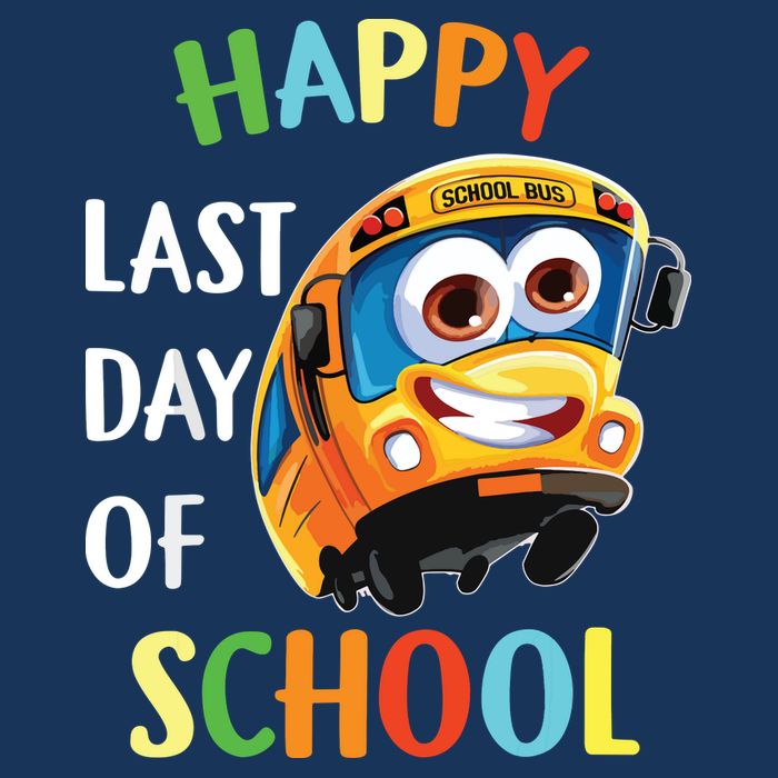 Happy Last Of Day School Bus Driver Teacher Student Parent 25L Jumbo Tote