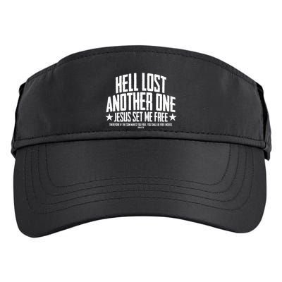 Hell Lost One Jesus Set Me Free John 836 Another Christian Adult Drive Performance Visor