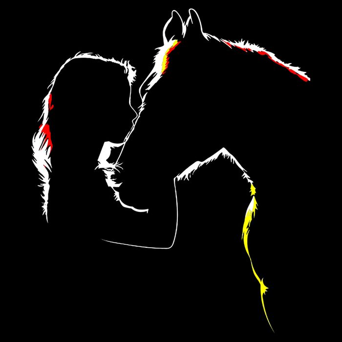Horse Lover Outline Cute Gift Backpack