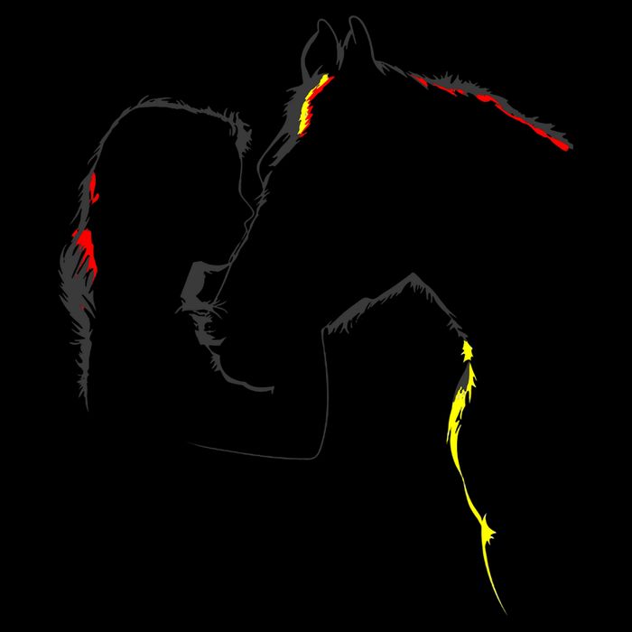 Horse Lover Outline Cute Gift Mug