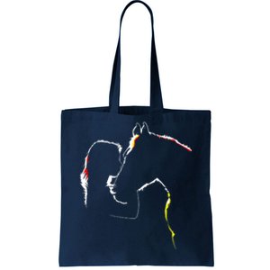 Horse Lover Outline Cute Gift Tote Bag