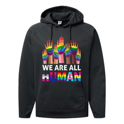 Human LGBT Pride Parade Performance Fleece Hoodie