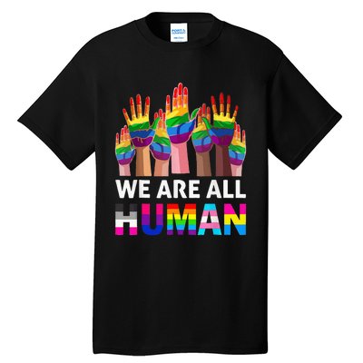 Human LGBT Pride Parade Tall T-Shirt