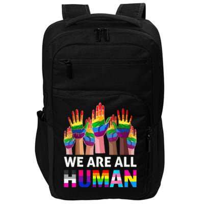 Human LGBT Pride Parade Impact Tech Backpack