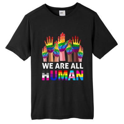 Human LGBT Pride Parade Tall Fusion ChromaSoft Performance T-Shirt