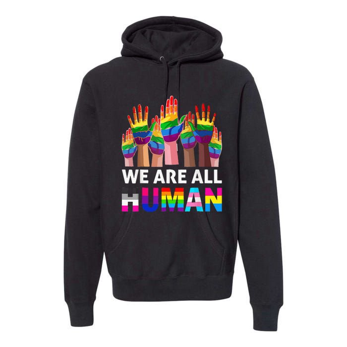 Human LGBT Pride Parade Premium Hoodie