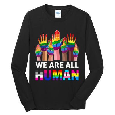 Human LGBT Pride Parade Tall Long Sleeve T-Shirt