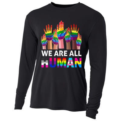 Human LGBT Pride Parade Cooling Performance Long Sleeve Crew