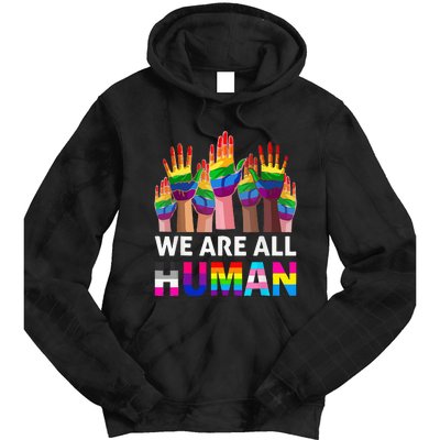 Human LGBT Pride Parade Tie Dye Hoodie