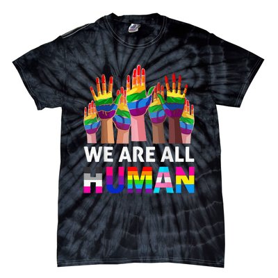 Human LGBT Pride Parade Tie-Dye T-Shirt