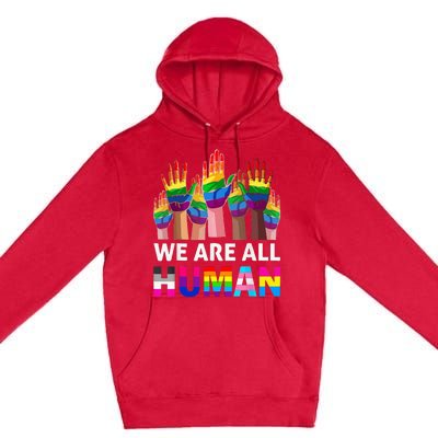 Human LGBT Pride Parade Premium Pullover Hoodie