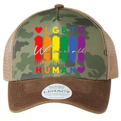 Human Lgbtq Pride Month Rainbow Legacy Tie Dye Trucker Hat