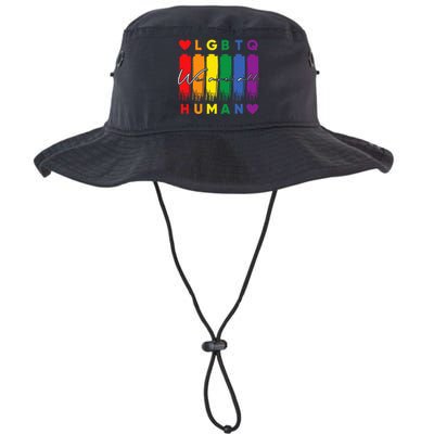 Human Lgbtq Pride Month Rainbow Legacy Cool Fit Booney Bucket Hat