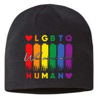 Human Lgbtq Pride Month Rainbow Sustainable Beanie