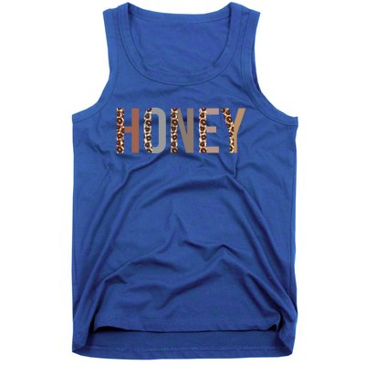 Honey Leopard Print Mom Cute Mothers Day Funny Grandma Gift Tank Top